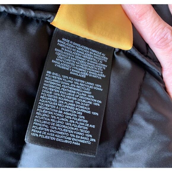 The North Face Aconcagua 3 Black Down Puffer VEST JACKET Women’s S $160 - Picture 5 of 9